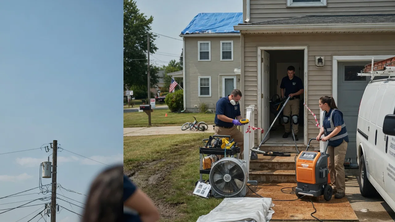 Water Damage Repair in Burghill, OH near me